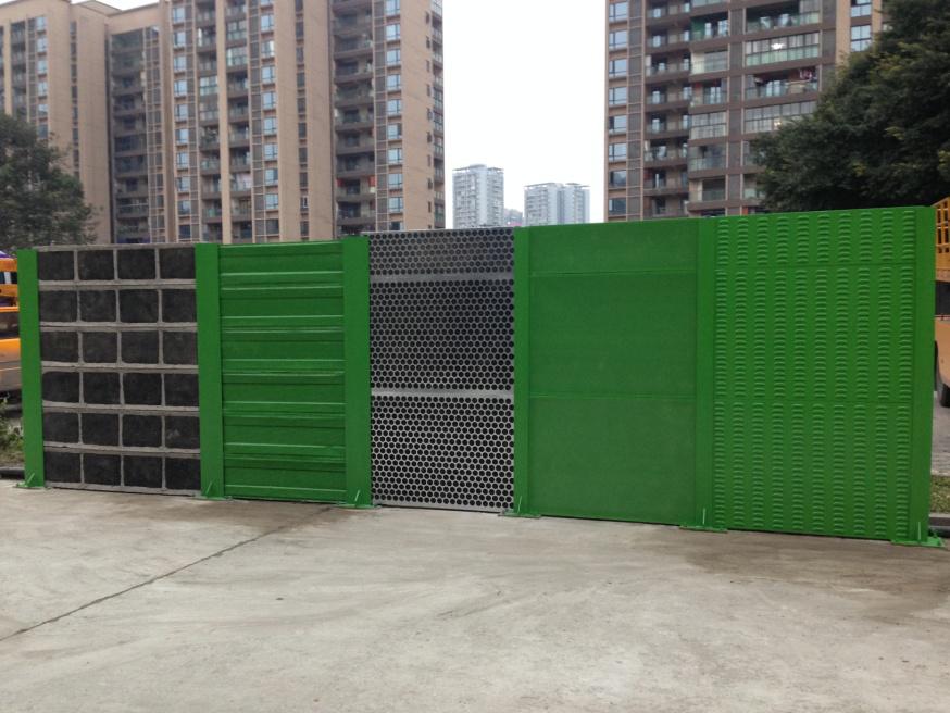 废旧轮胎颗粒复合型吸声屏障