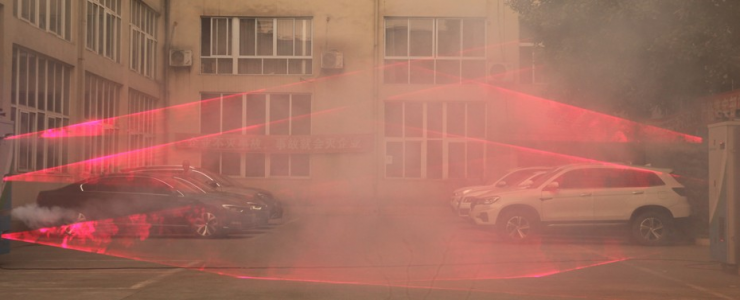 车辆无障碍全天候烟雾光阻拦系统