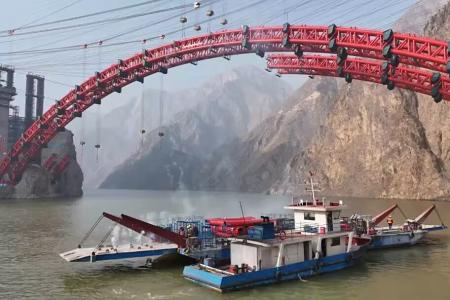 向修筑黄河大桥进军